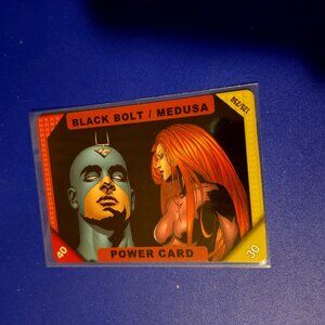 black Bolt Medusa #125 power card marvel recharge